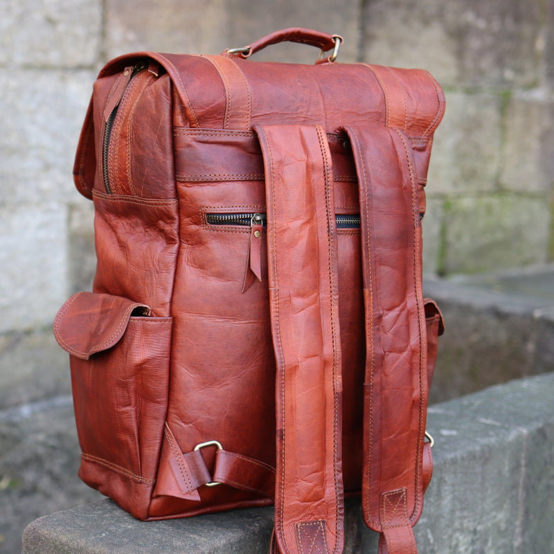 Boheme 18 Inch Goat Leather Backpack